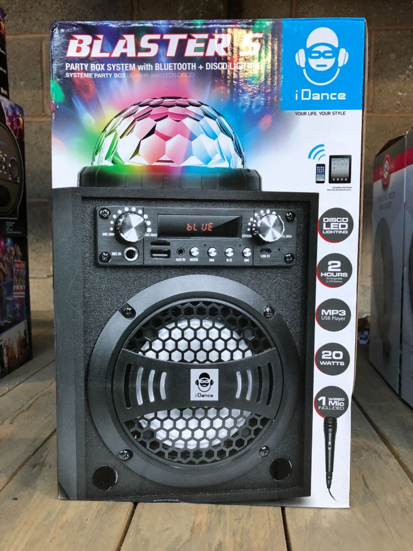 2 X IDANCE BLASTER 5 KARAOKE SETS / COMBINED RRP £80.00 / UNTESTED CUSTOMER RETURNS