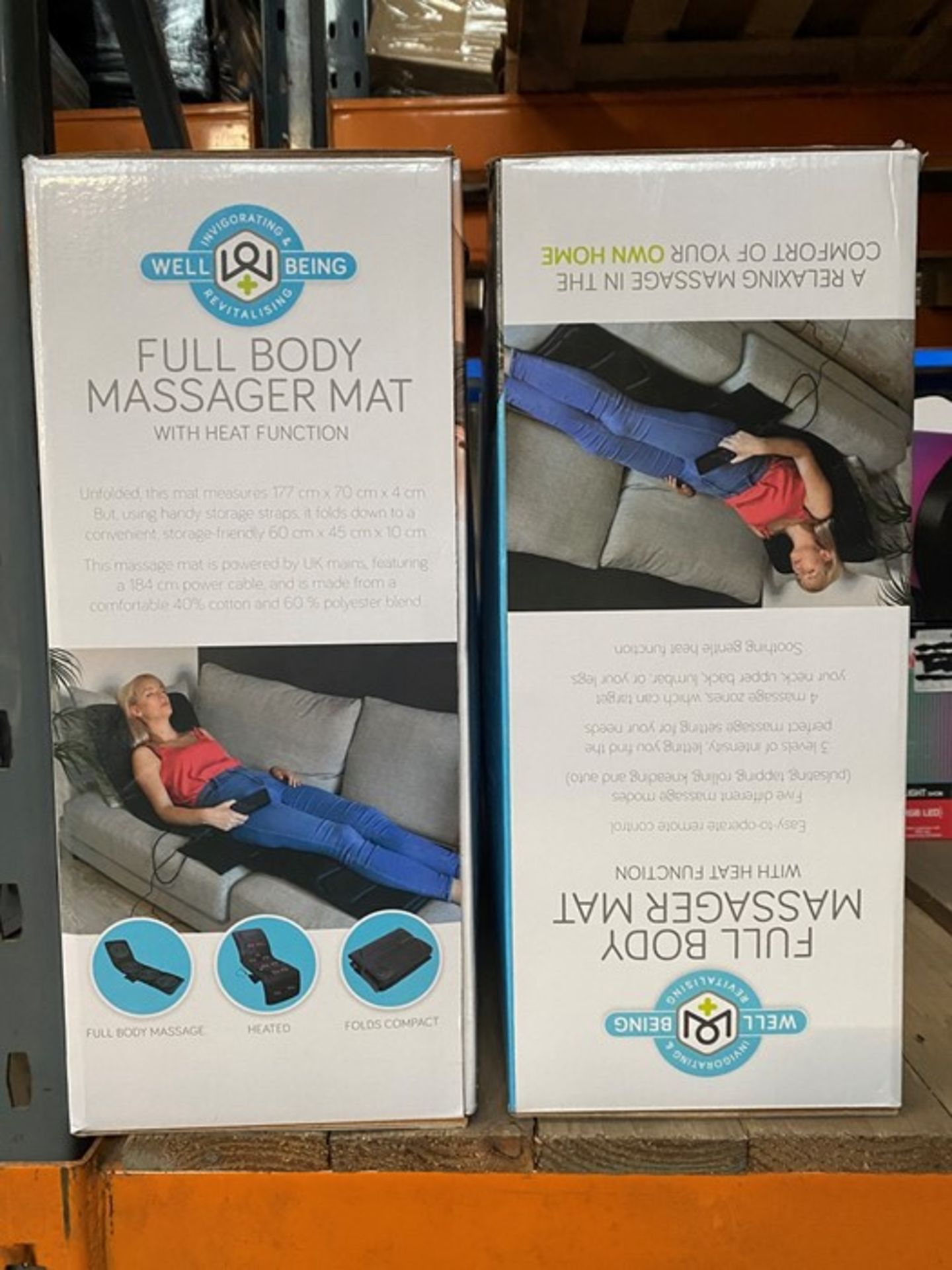 4 X FULL BODY MASSAGE MAT RRP £236.00 UNTESTED CUSTOMER RETURNS