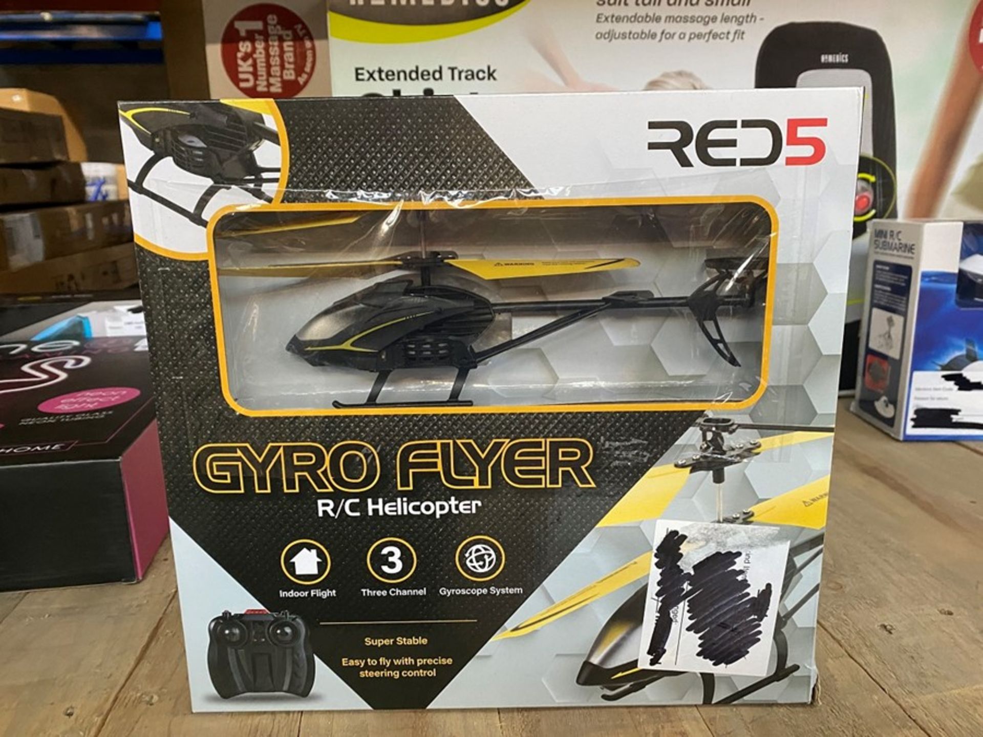 1 GYRO FLYER RC HELICOPTER RRP £20.00 UNTESTED CUSTOMER RETURNS