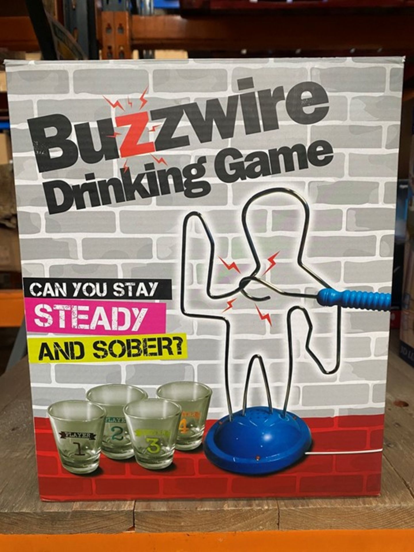 2X BUZZWIRE DRINKING GAME RRP £20.00 UNTESTED CUSTOMER RETURNS