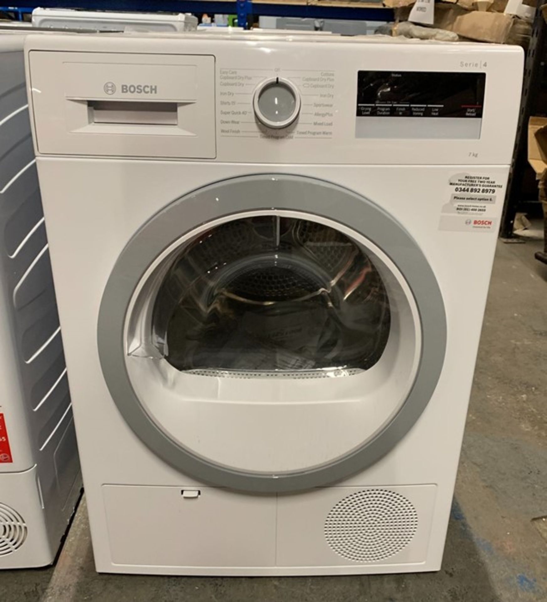 BOSCH WTN85201GB CONDENSER TUMBLE DRYER