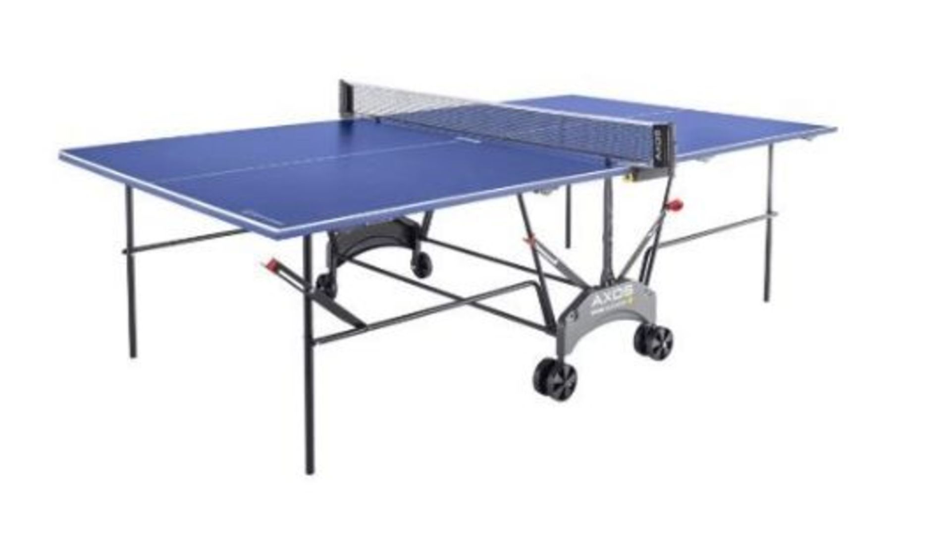 1 x ASSEMBLED KETTLER AXOS 1 OUTDOOR BLUE TABLE TENNIS TABLE