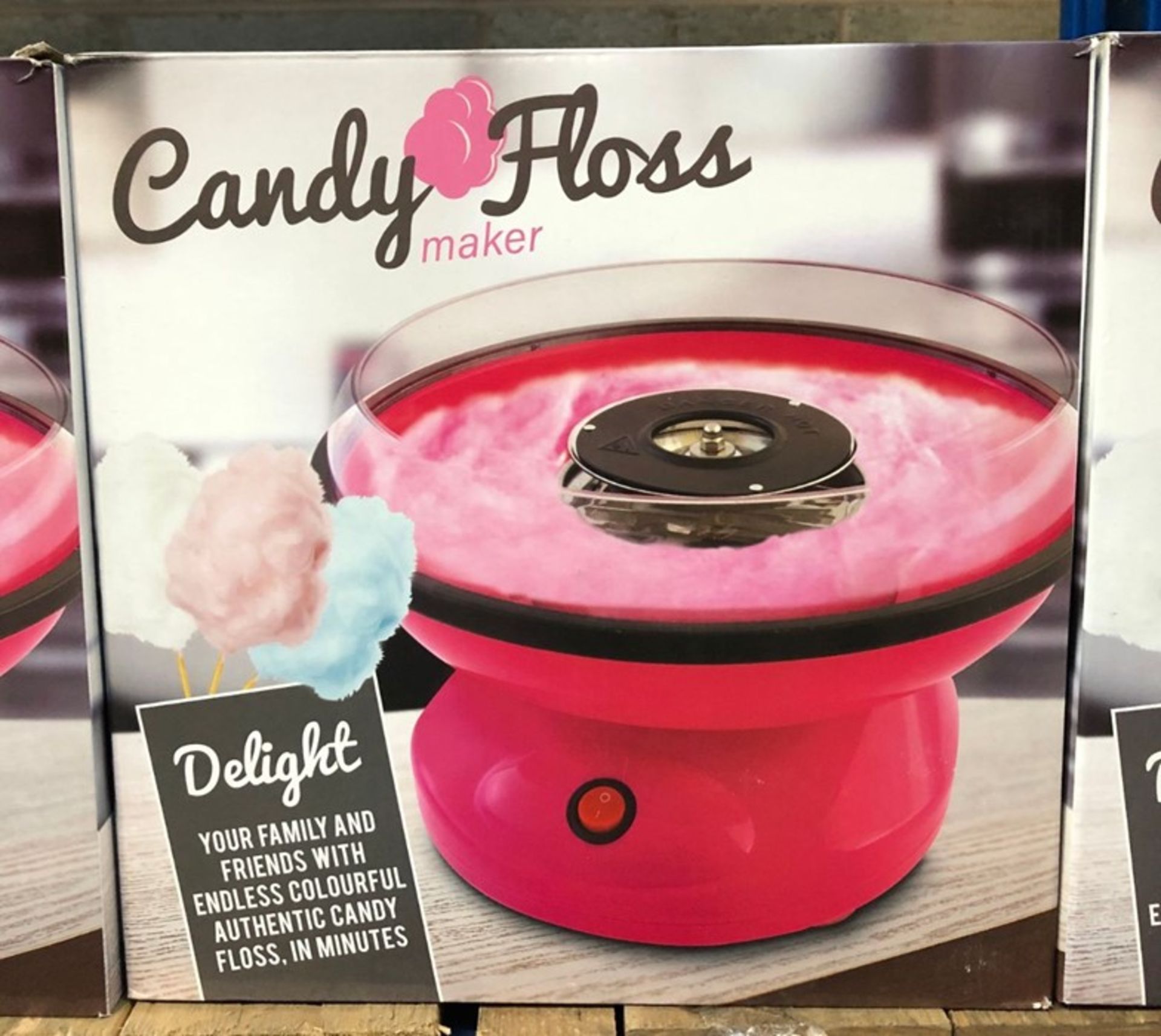 6 X CANDY FLOSS MAKERS / COMBINED RRP £180.00 / UNTESTED CUSTOMER RETURNS