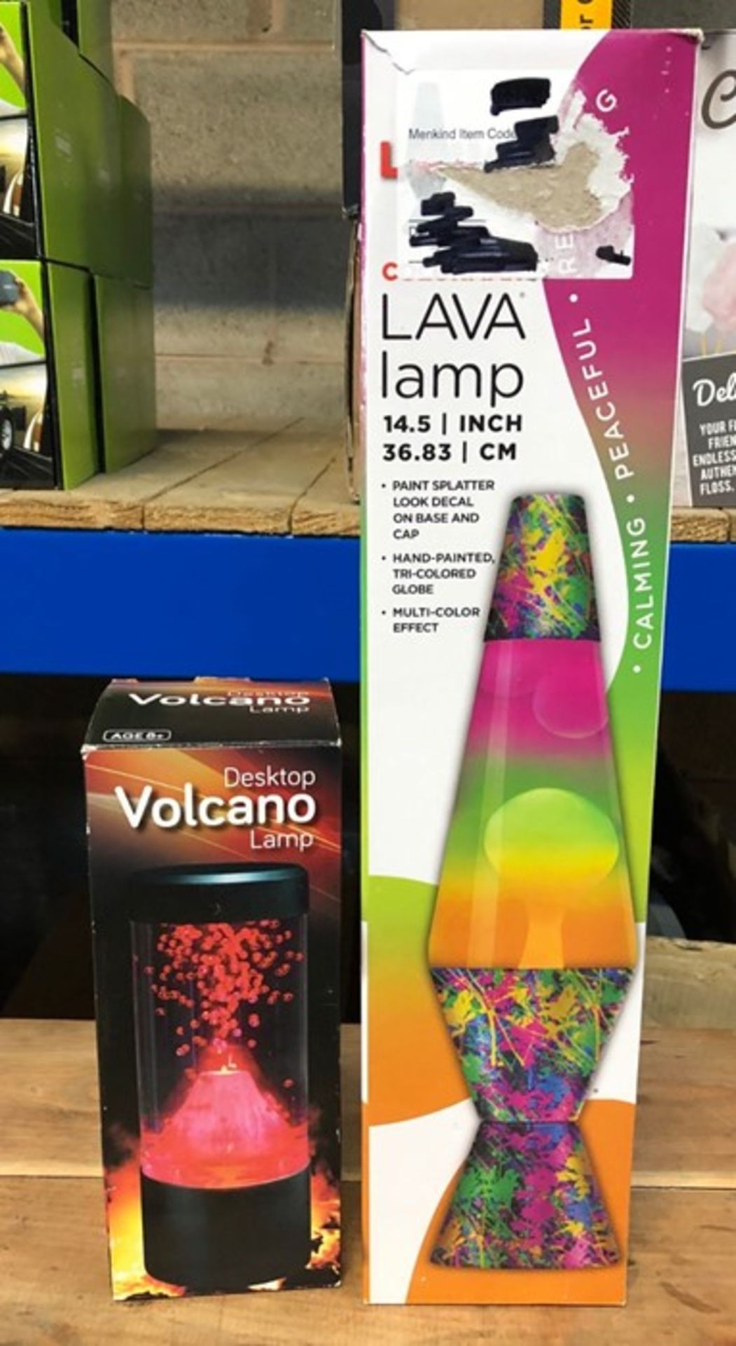 2 X LAVA LAMPS / UNTESTED CUSTOMER RETURNS