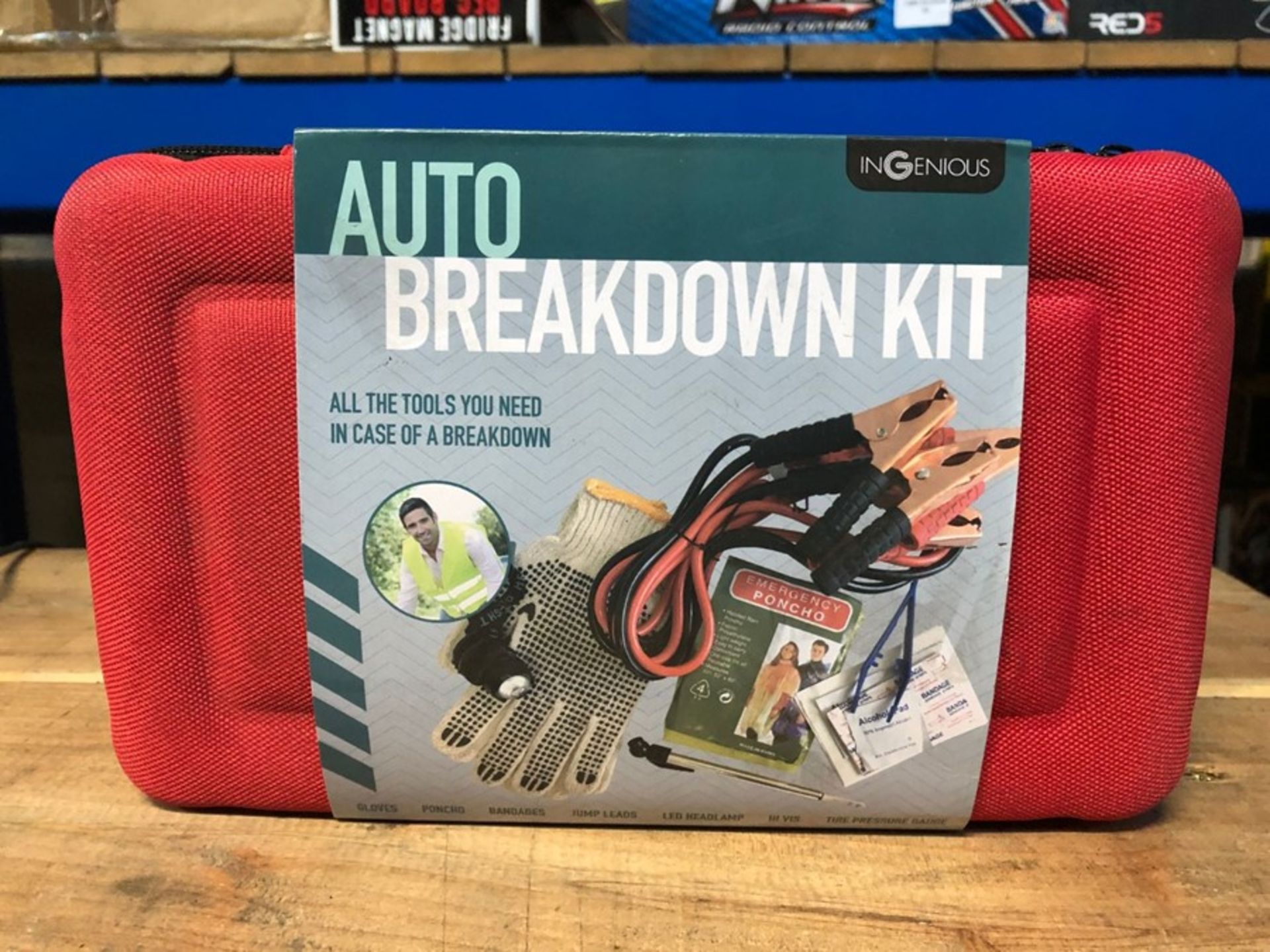 5 X AUTO BREAKDOWN KITS / COMBINED RRP £65.00 / LIKE NEW