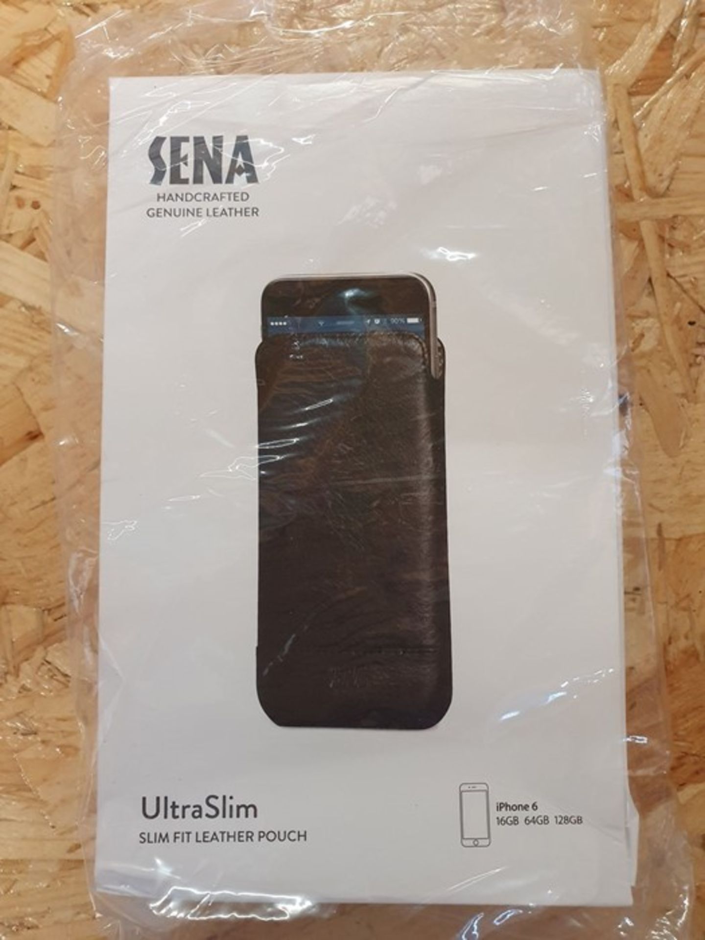 ONE LOT TO CONTAIN TWELVE (X12) BOXED 'SENA ULTRA SLIM FIT LEATHER POUCH' FOR IPHONE 6. ALL AS NEW