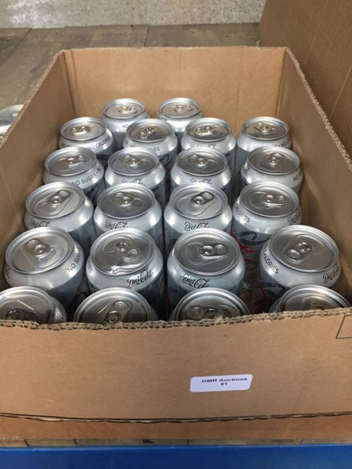 1 LOT TO CONTAIN A BOX OF 22 CANS OF DIET COCA COLA BB 31 MARCH 2021 - L3