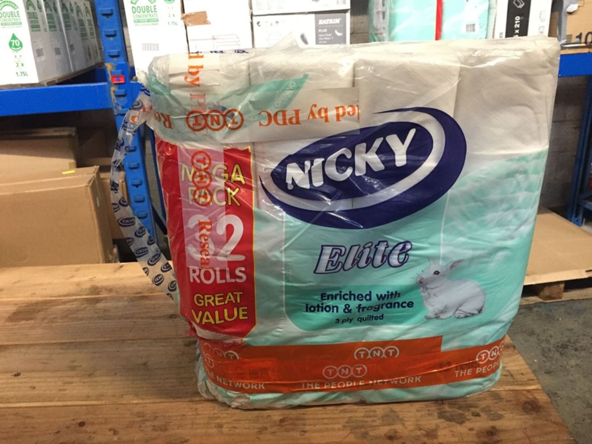 1 LOT TO CONTAIN A PACK OF 32 X NICKY ELITE TOILET ROLLS - L3