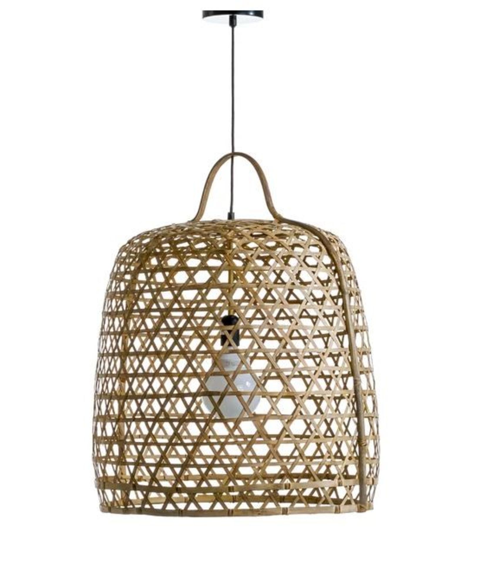 LA REDOUTE NYLIA BAMBOO CEILING LIGHT