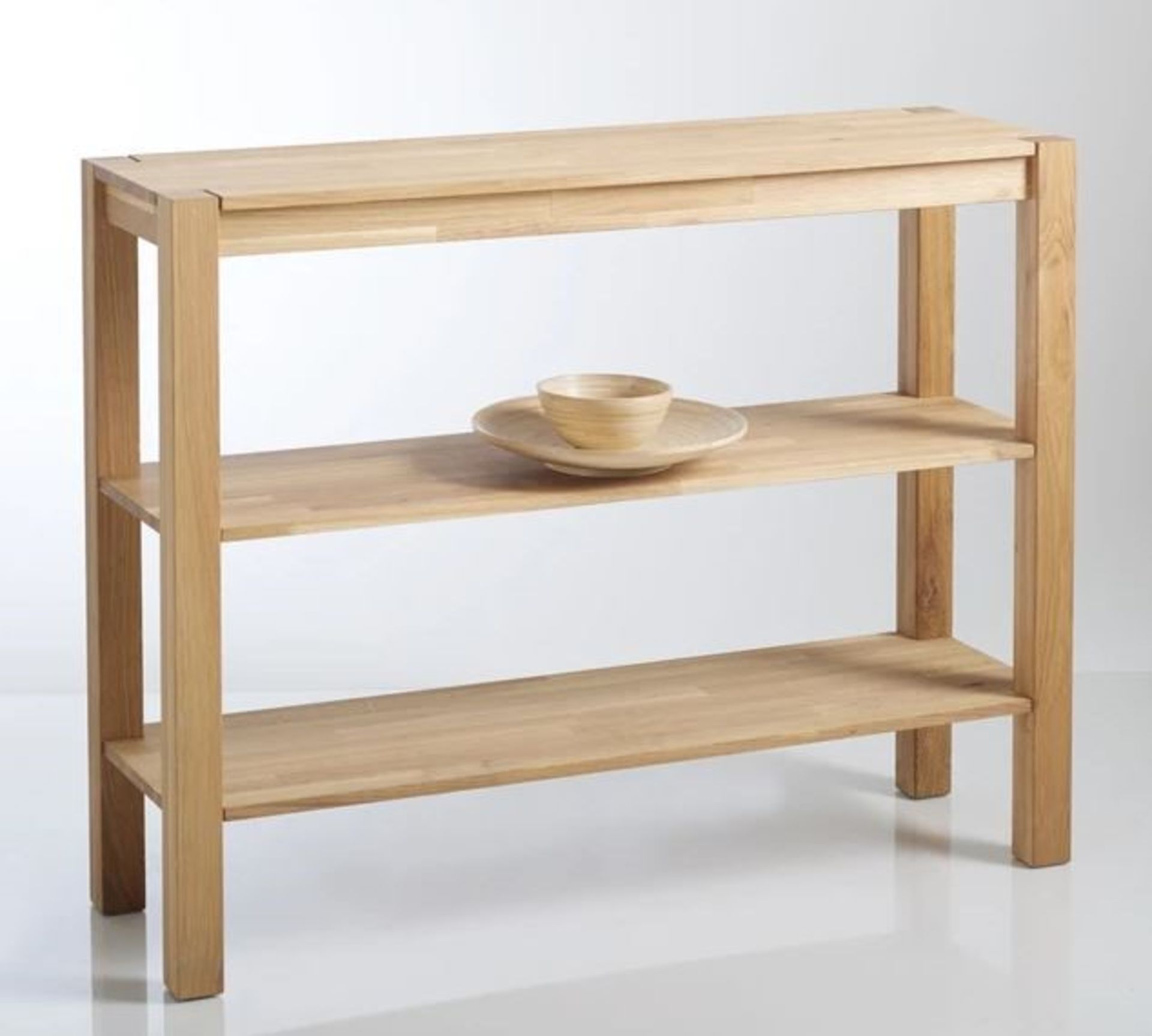 LA REDOUTE ADELITA SOLID OAK CONSOLE TABLE