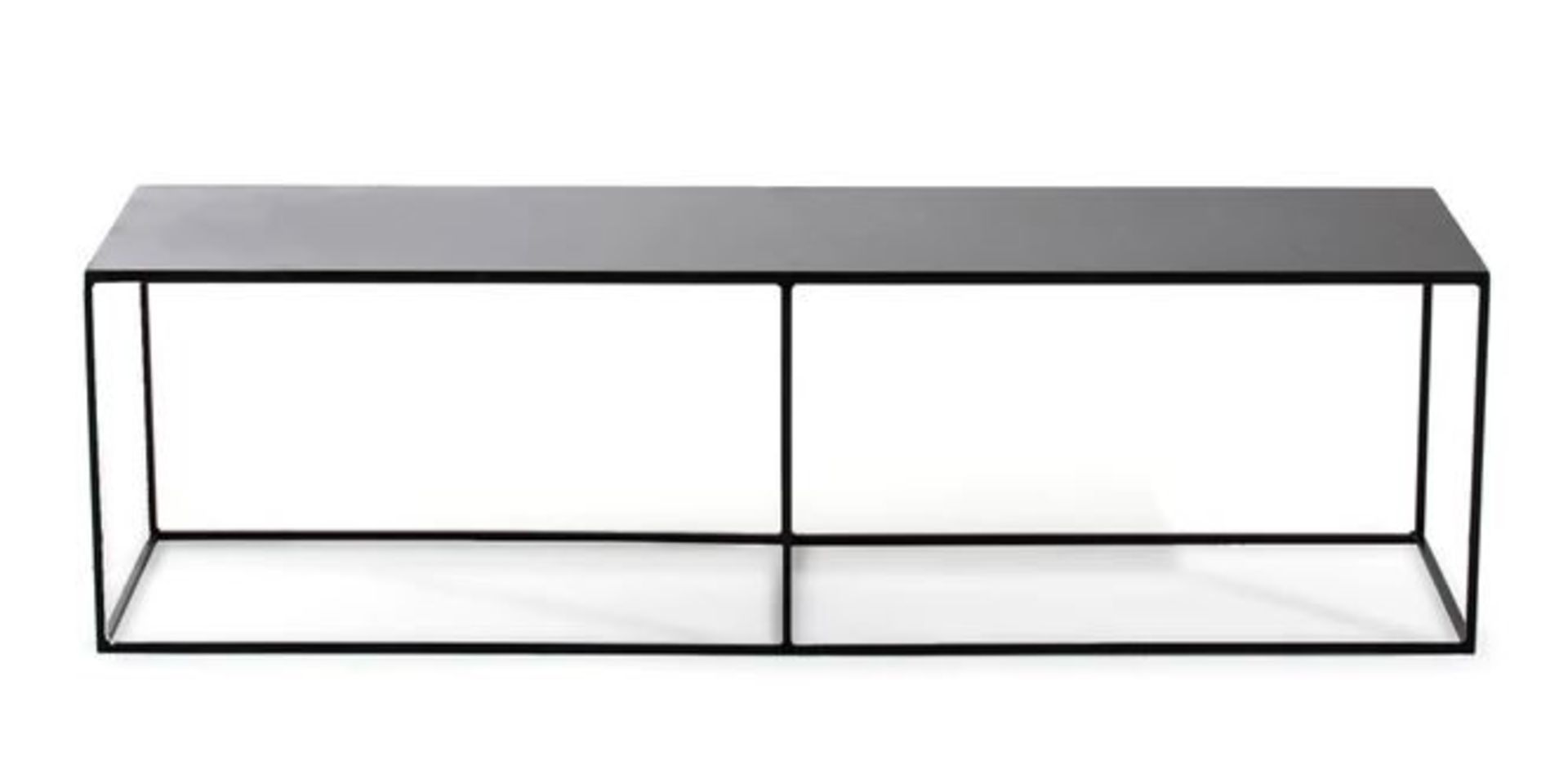 LA REDOUTE ROMY METAL END OF BED BENCH/COFFEE TABLE