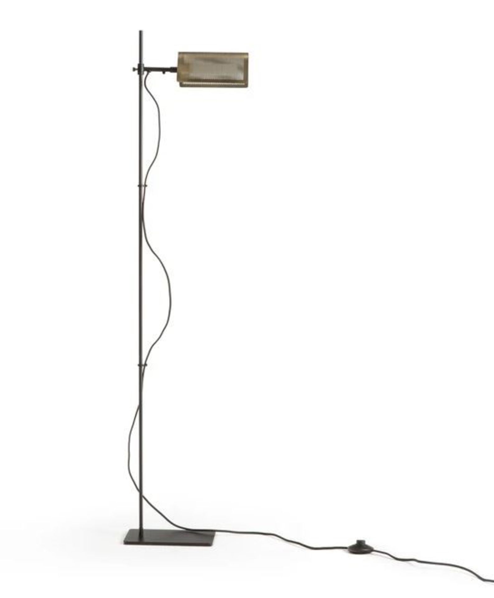 LA REDOUTE DARJA PERFORATED METAL ADJUSTABLE READING FLOOR LAMP