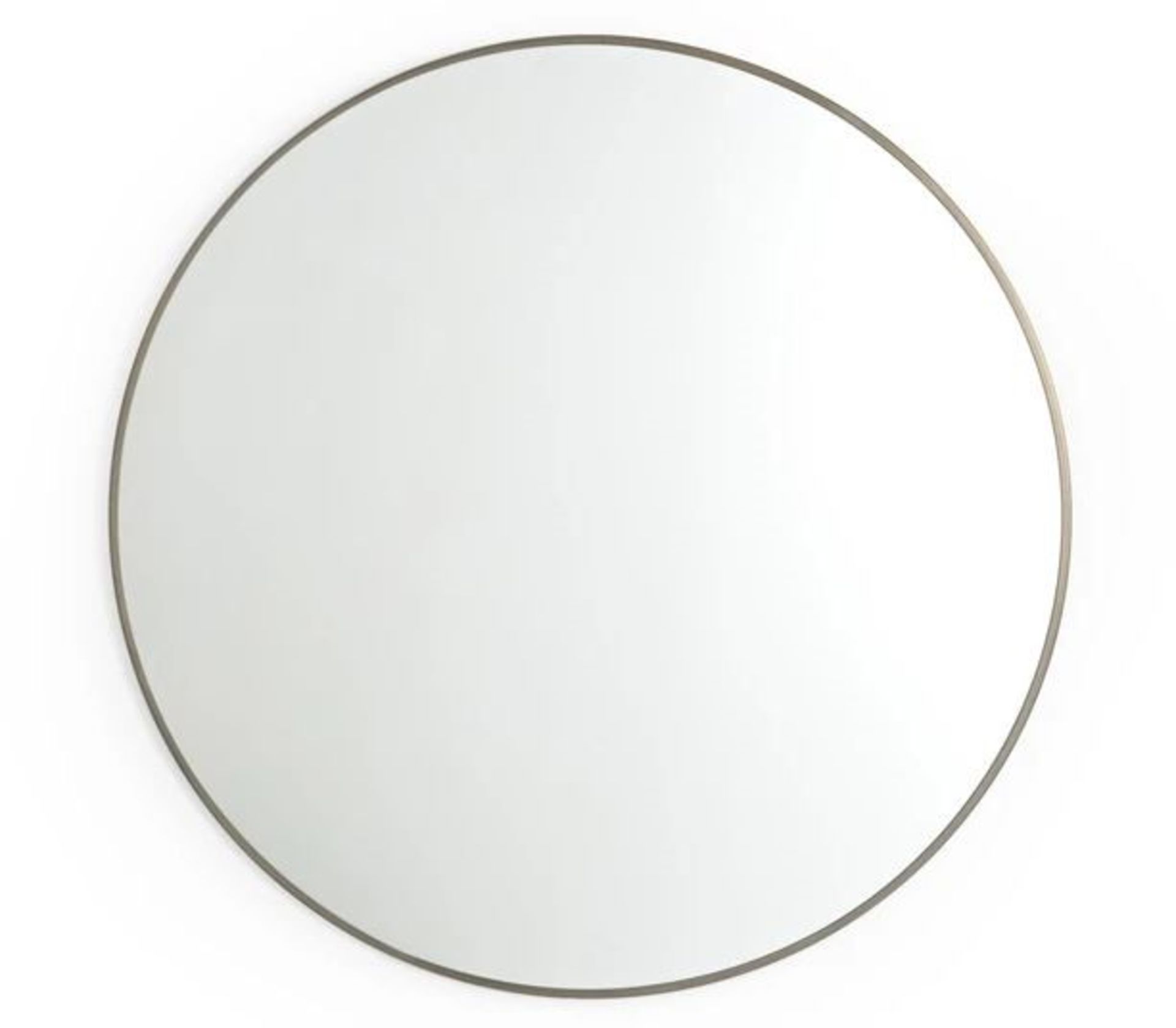 LA REDOUTE CALIGONE AGED BRASS METAL MIRROR, Ø100 CM