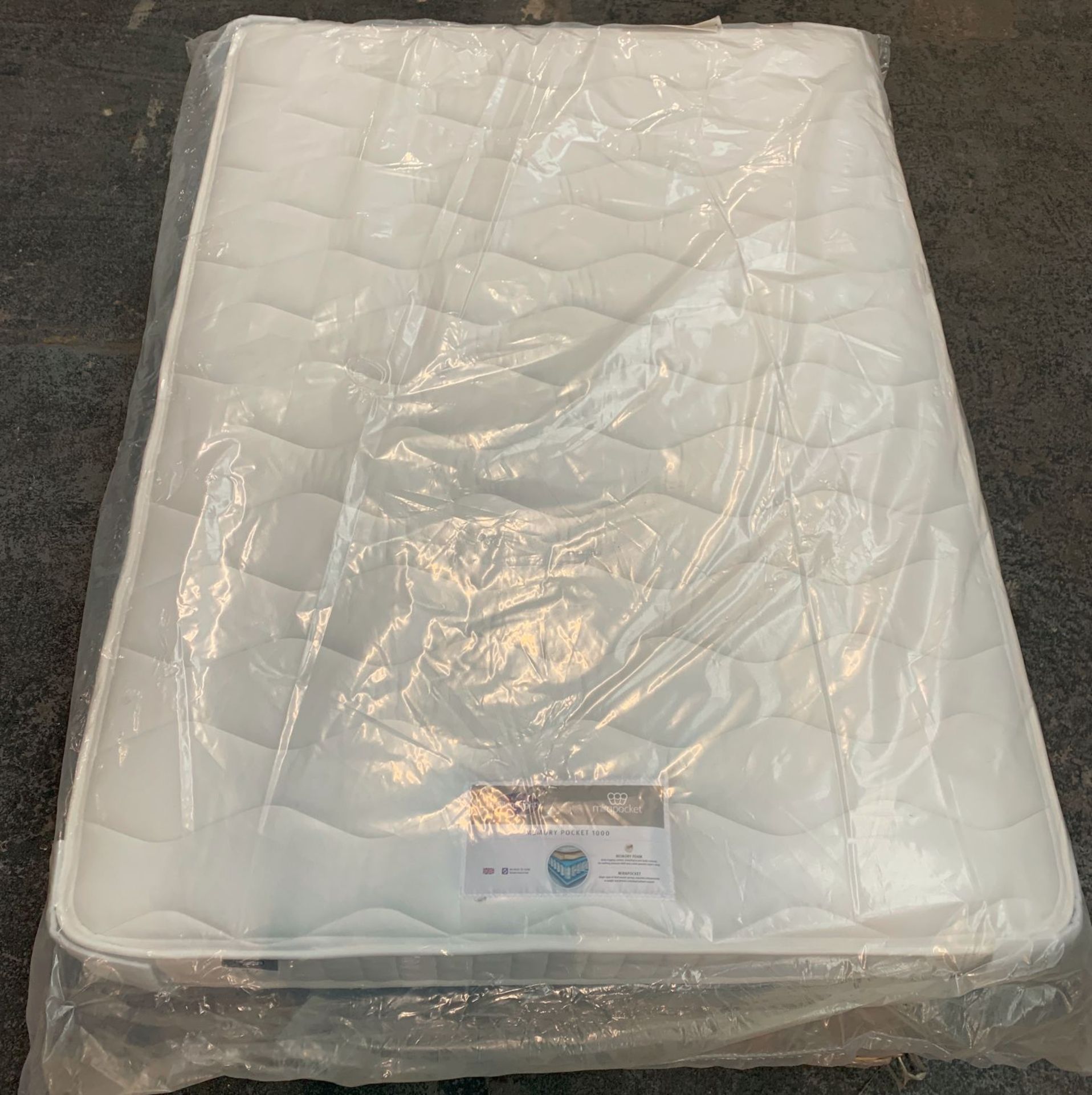 SILENTNIGHT POCKET MEMORY 1000 MATTRESS/ SIZE: DOUBLE