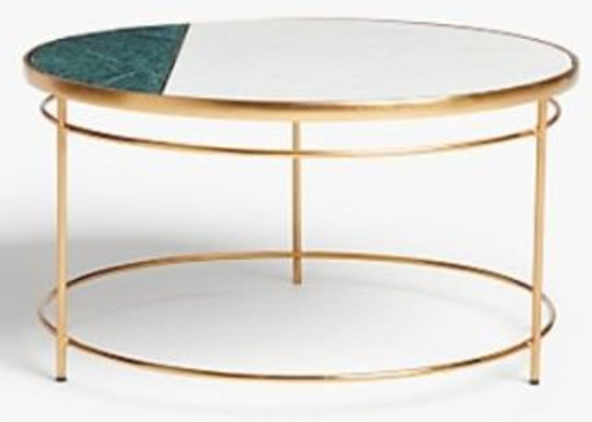 JOHN LEWIS + SWOON SARTRE MARBLE COFFEE TABLE