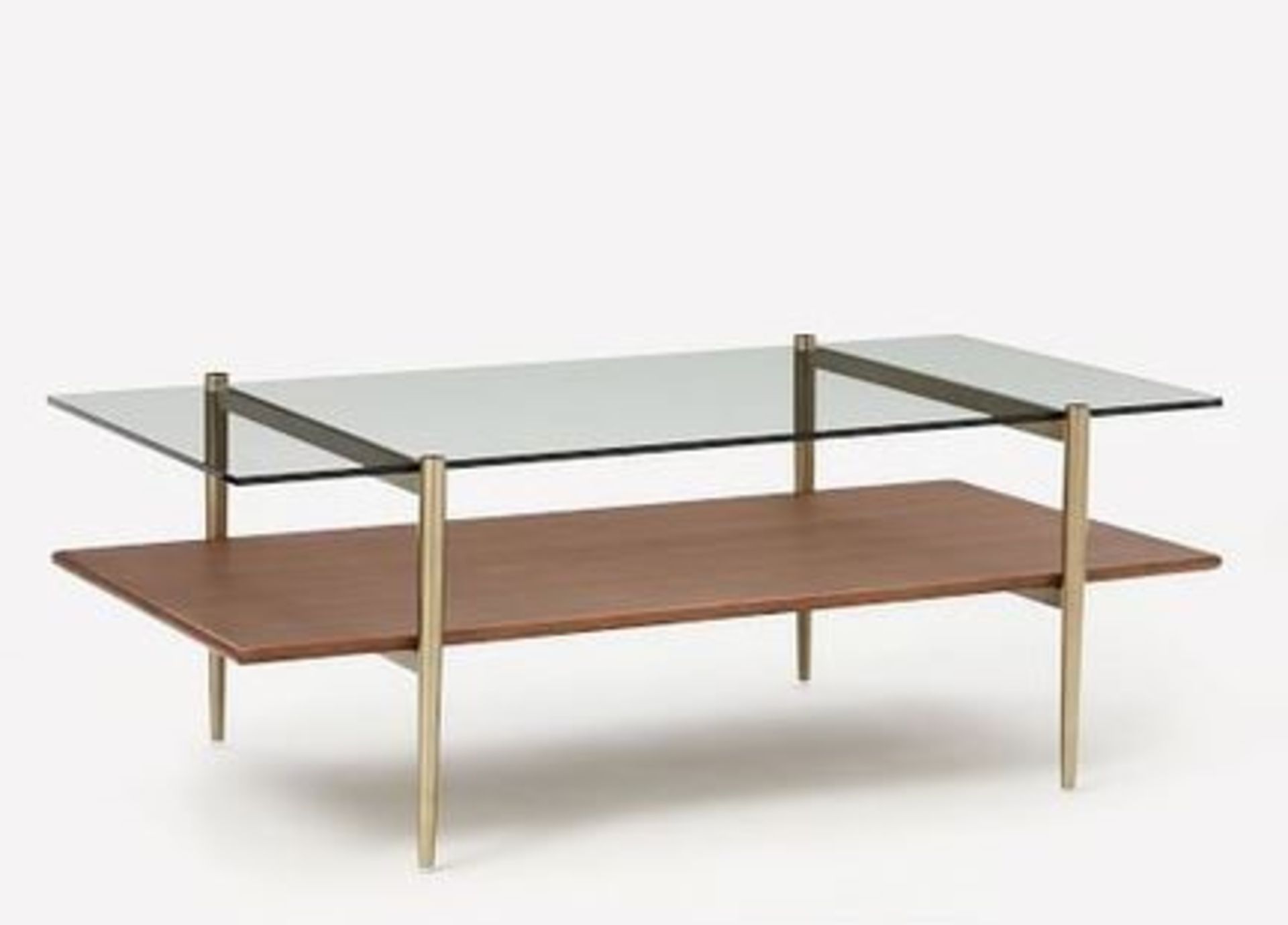 WEST ELM ART DISPLAY COFFEE TABLE