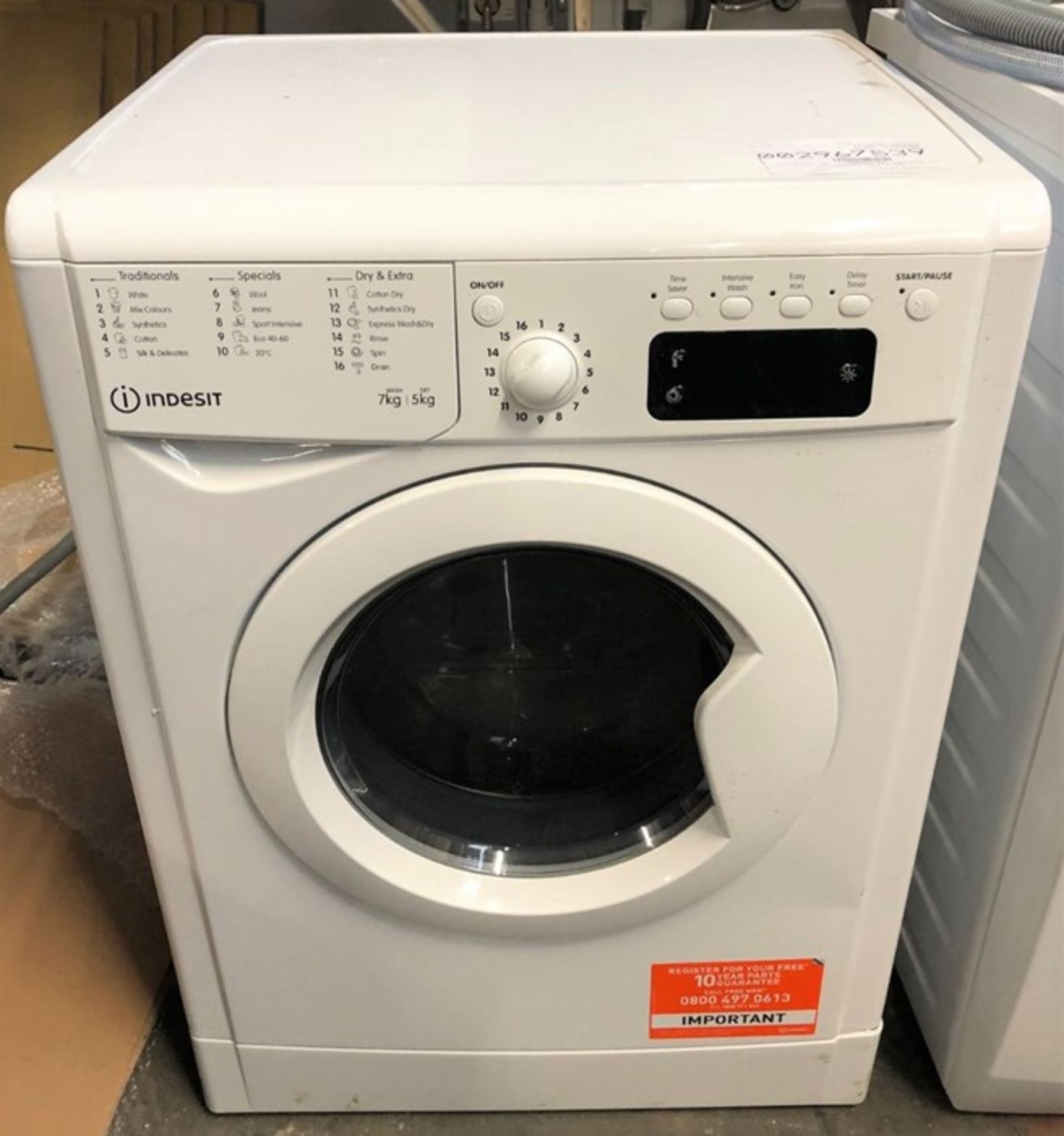 INDESIT IWDD 75125 FREESTANDING WASHING MACHINE