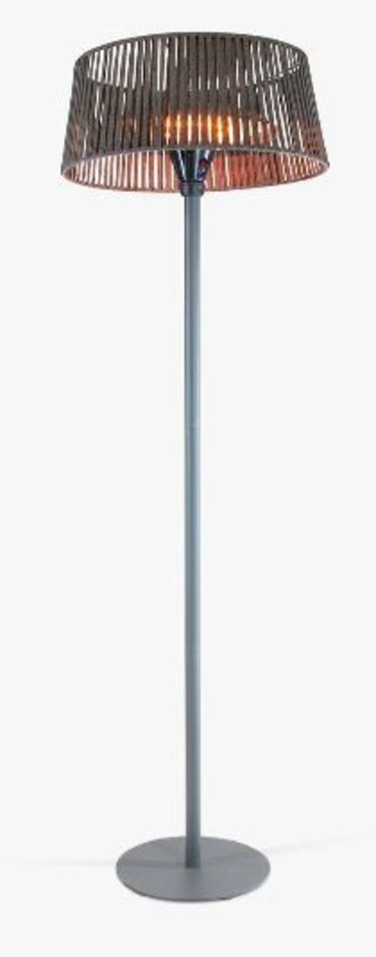 KETTLER KALOS PLUSH FLOORSTANDING ELECTRIC PATIO HEATER, 215CM