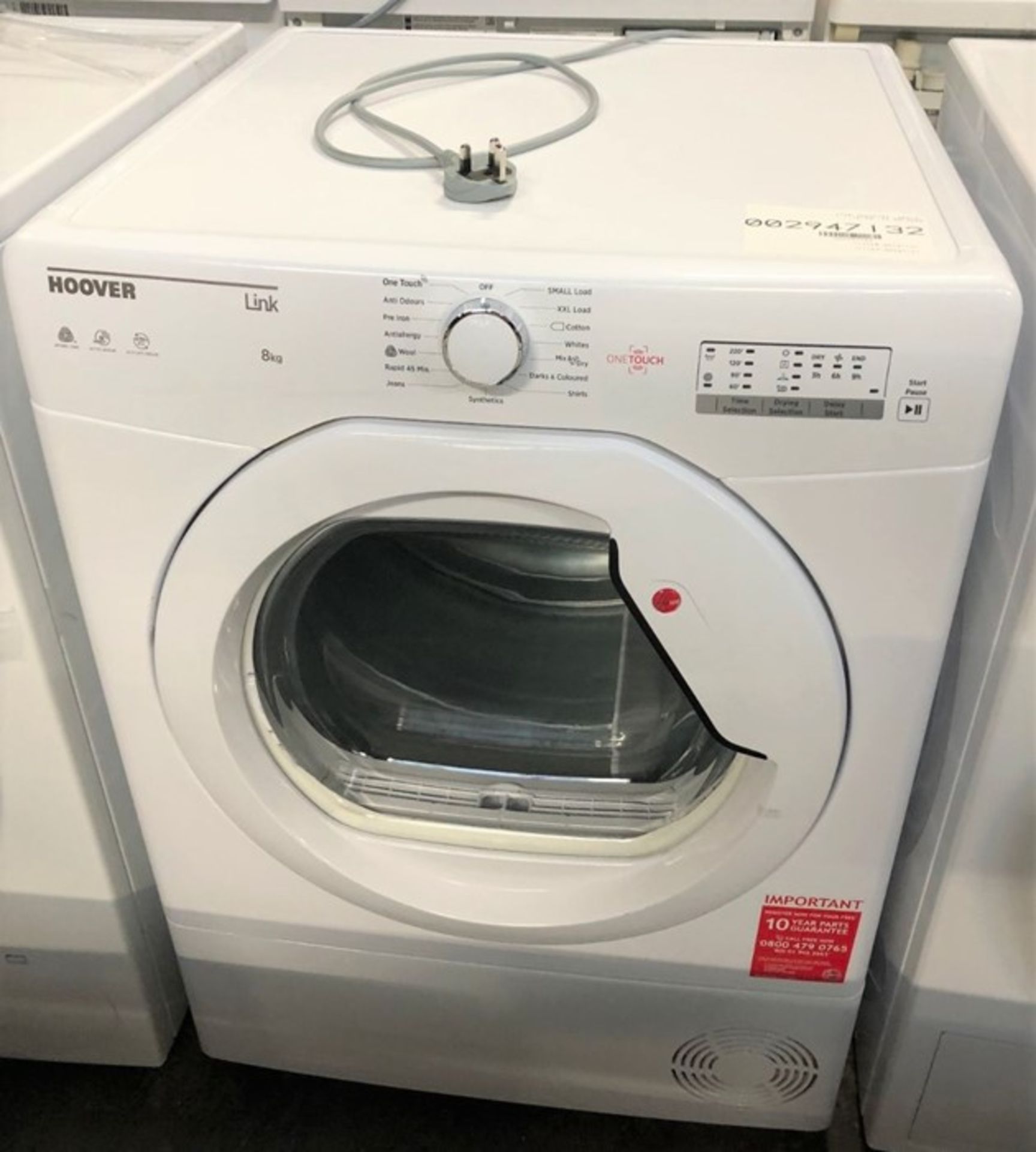 HOOVER HL C8LG-80 TUMBLE DRYER