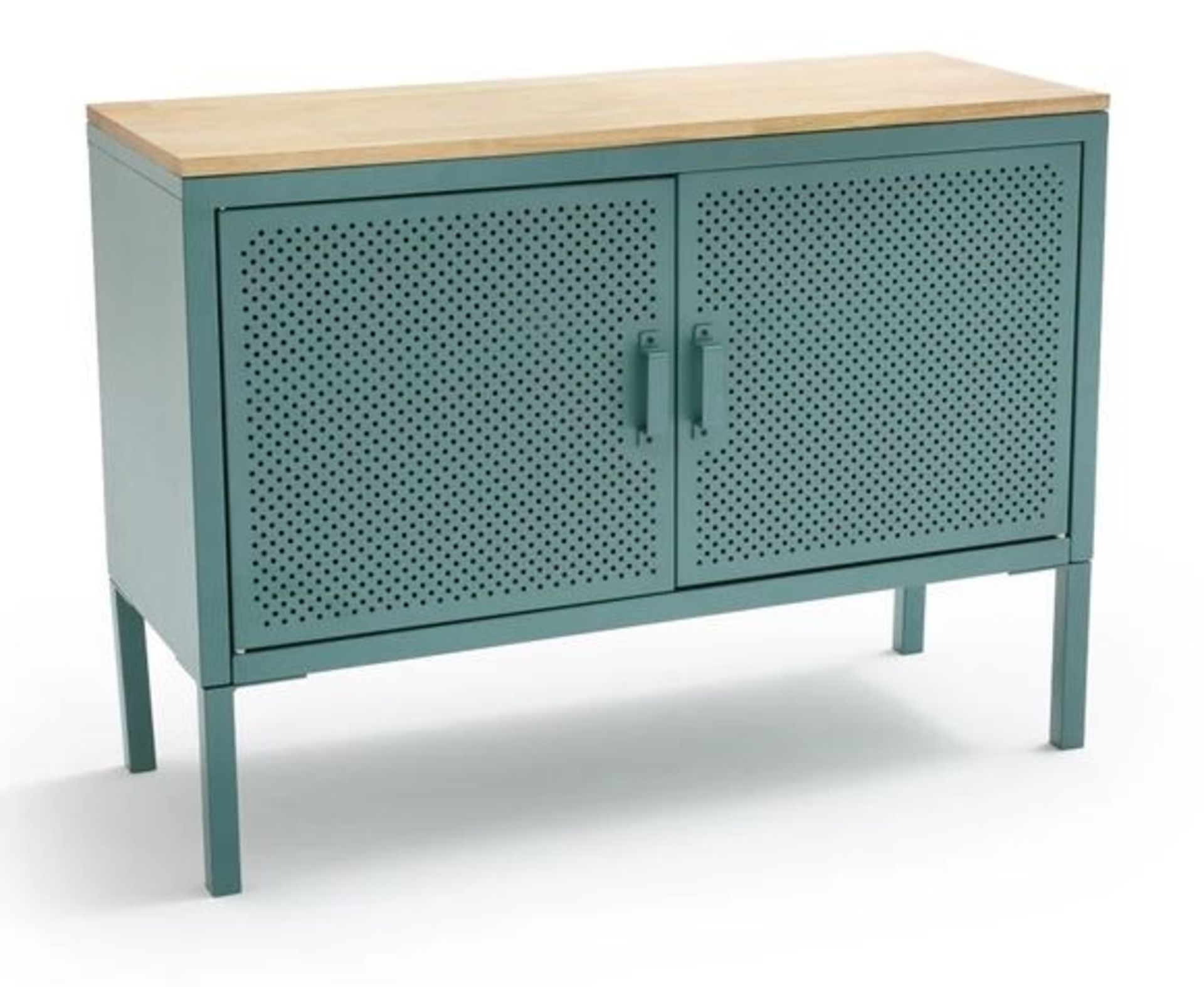 LA REDOUTE AGAMA OAK & METAL 2-DOOR SIDEBOARD