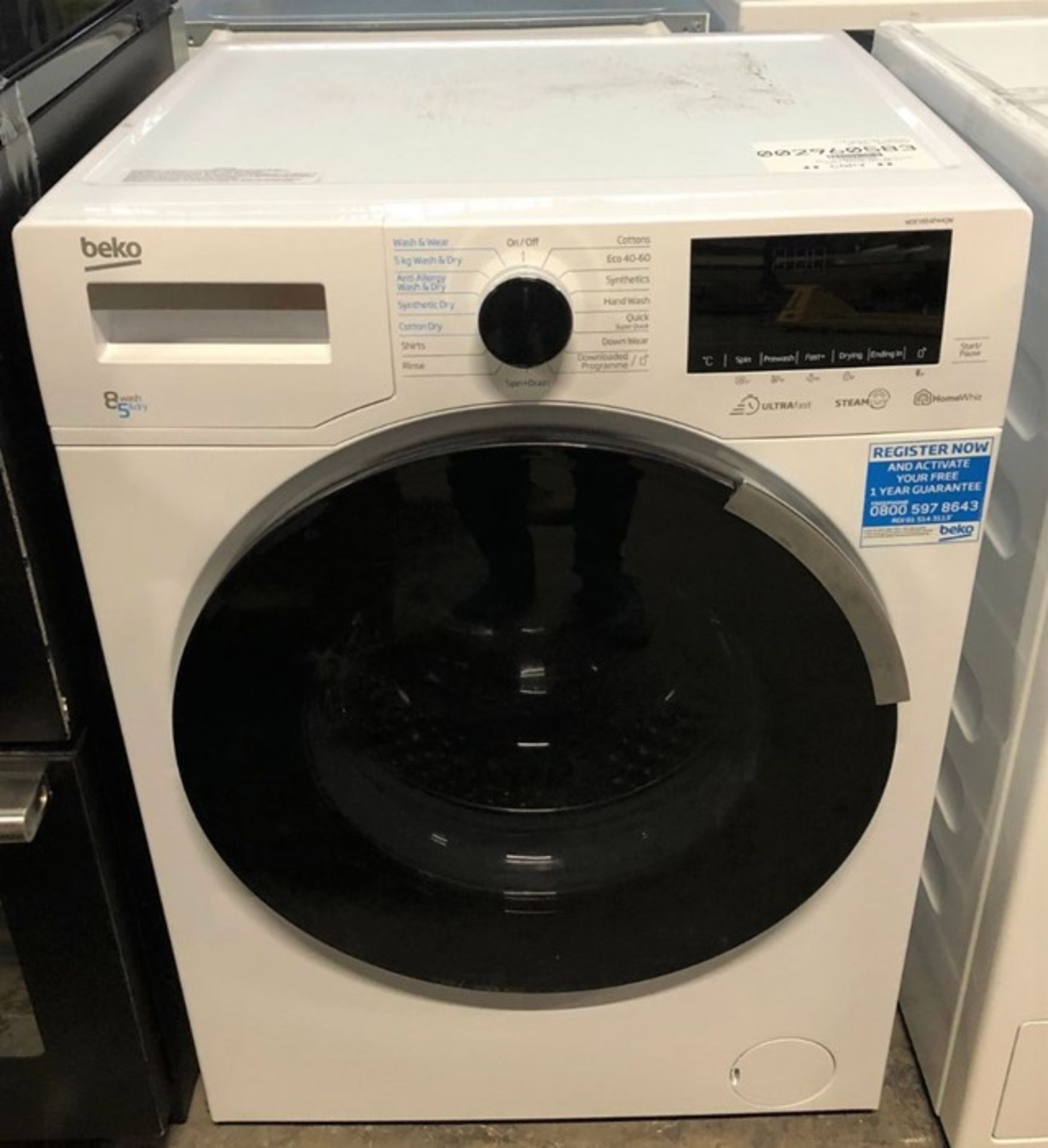 BEKO WDEY854P44QW FREESTANDING WASHING MACHINE