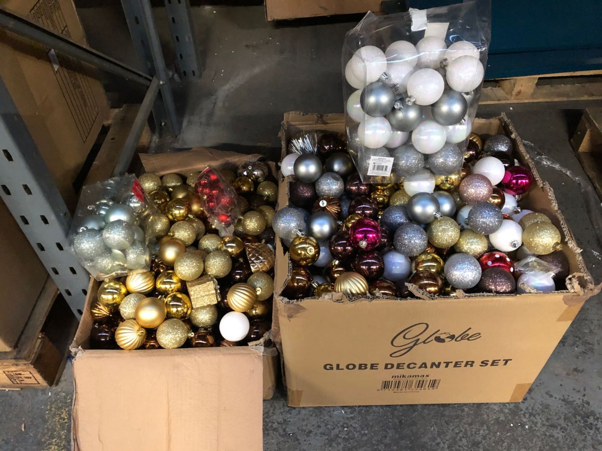 2 X BOXES OF BAUBLES