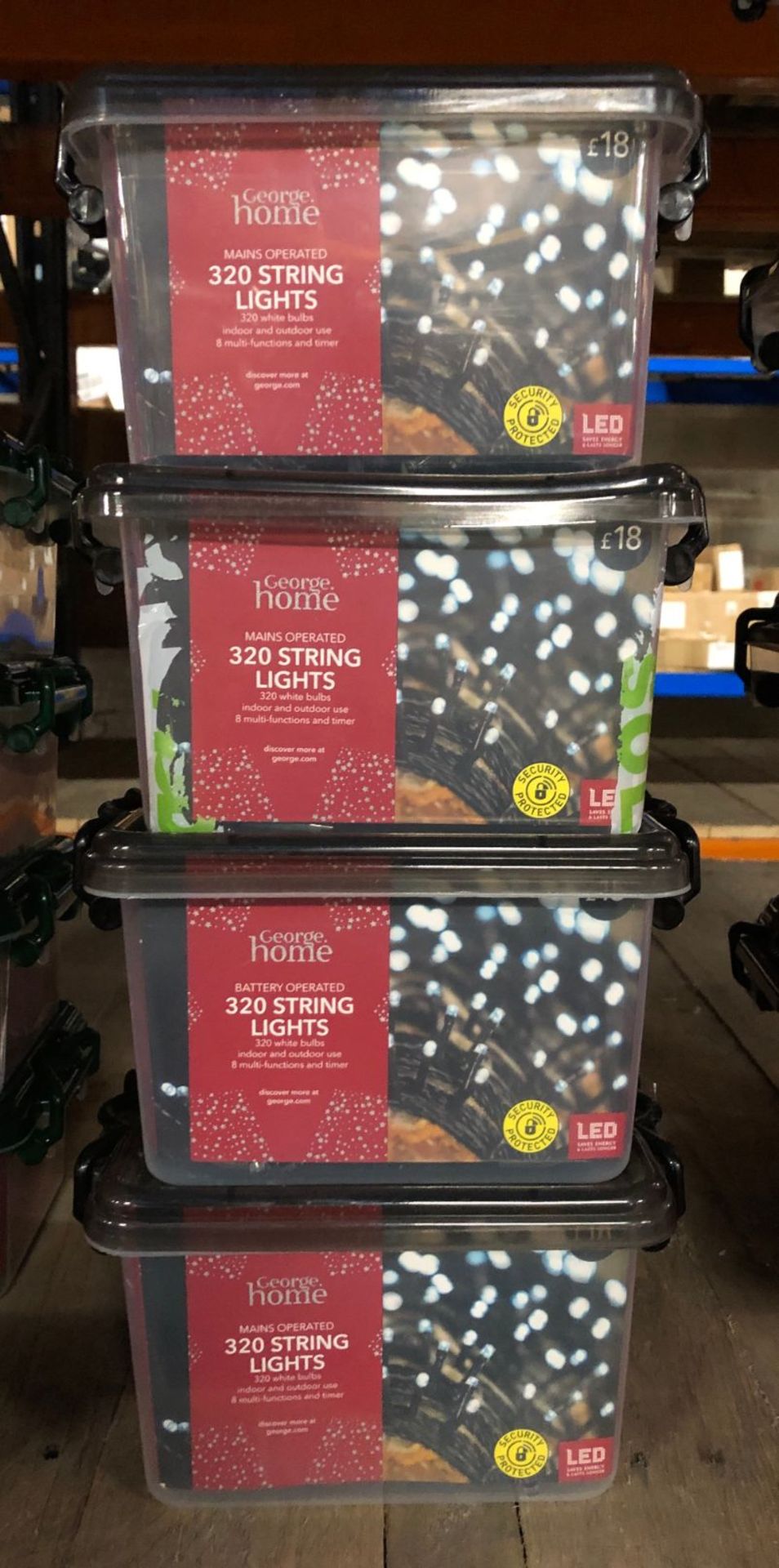 4 X PACKS OF CHRISTMAS LIGHTS / COMBINED RRP £69.00