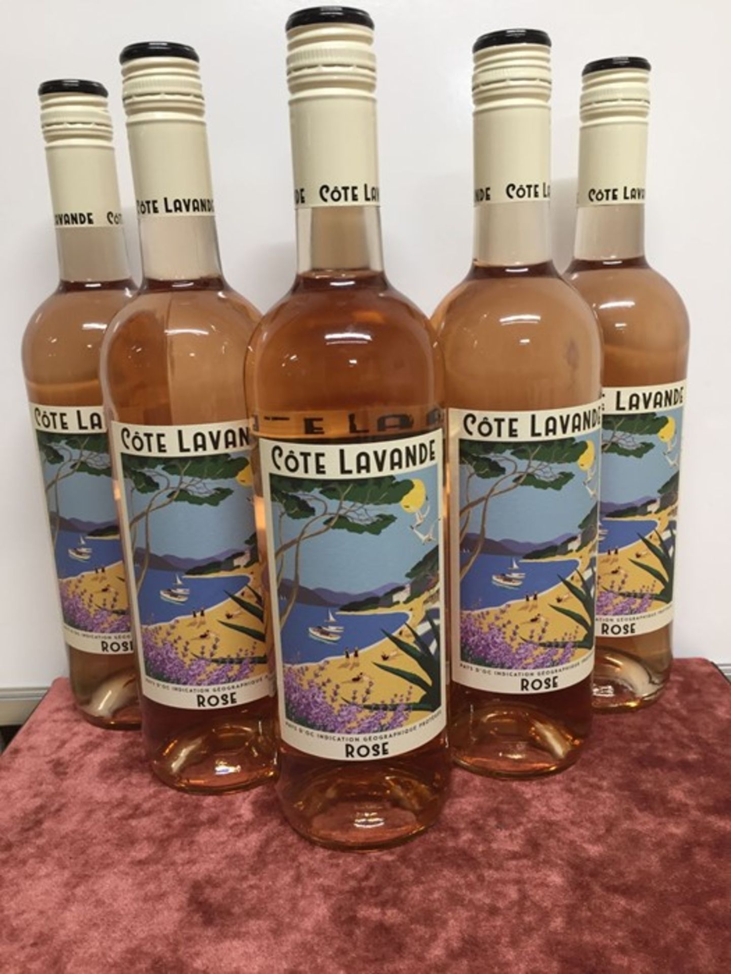 6 X COTE LAVANDE ROSE 75CL