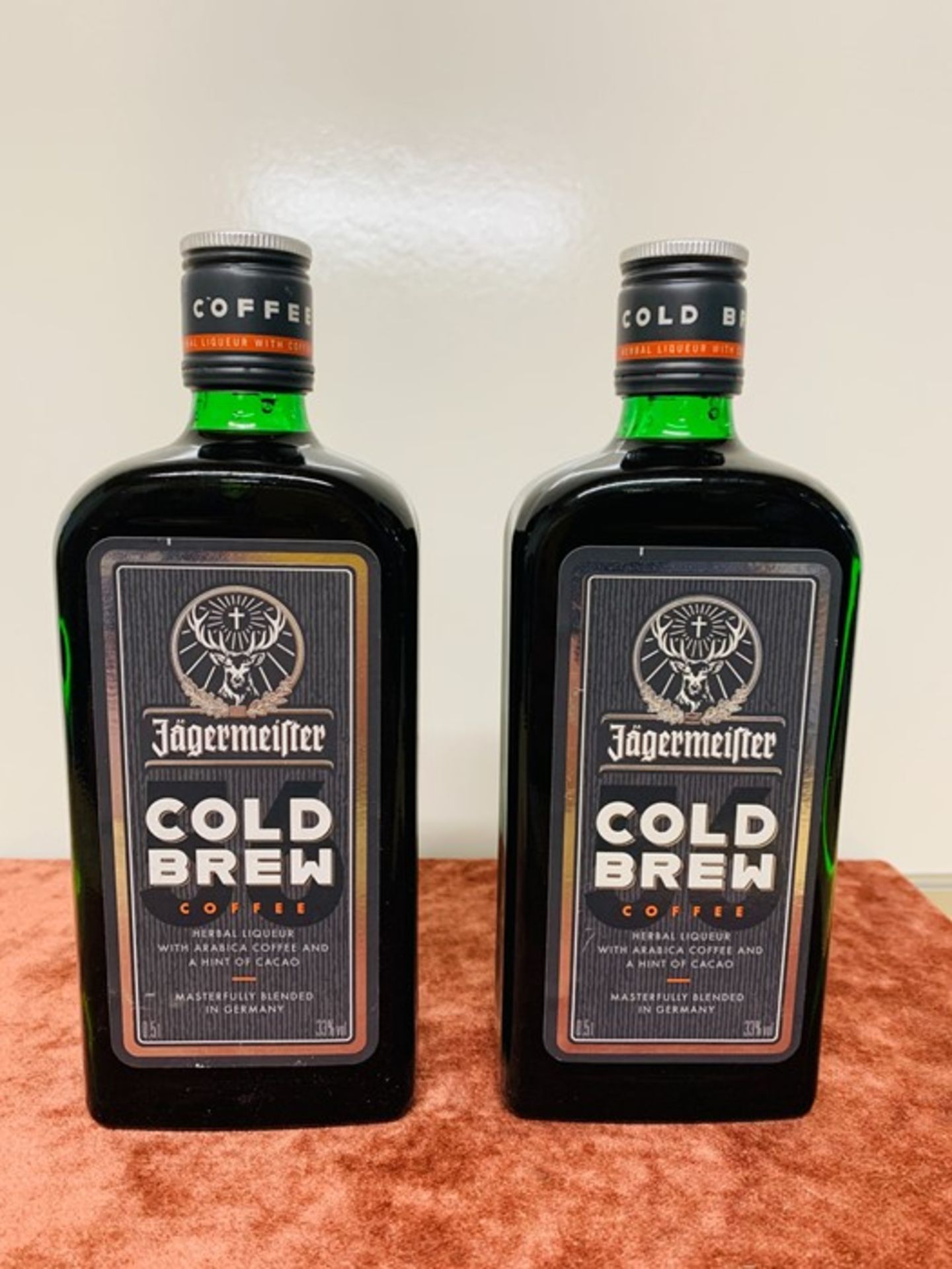 2 x JAGERMEISTER COLD BREW COFFEE LIQUEUR - 0.5L