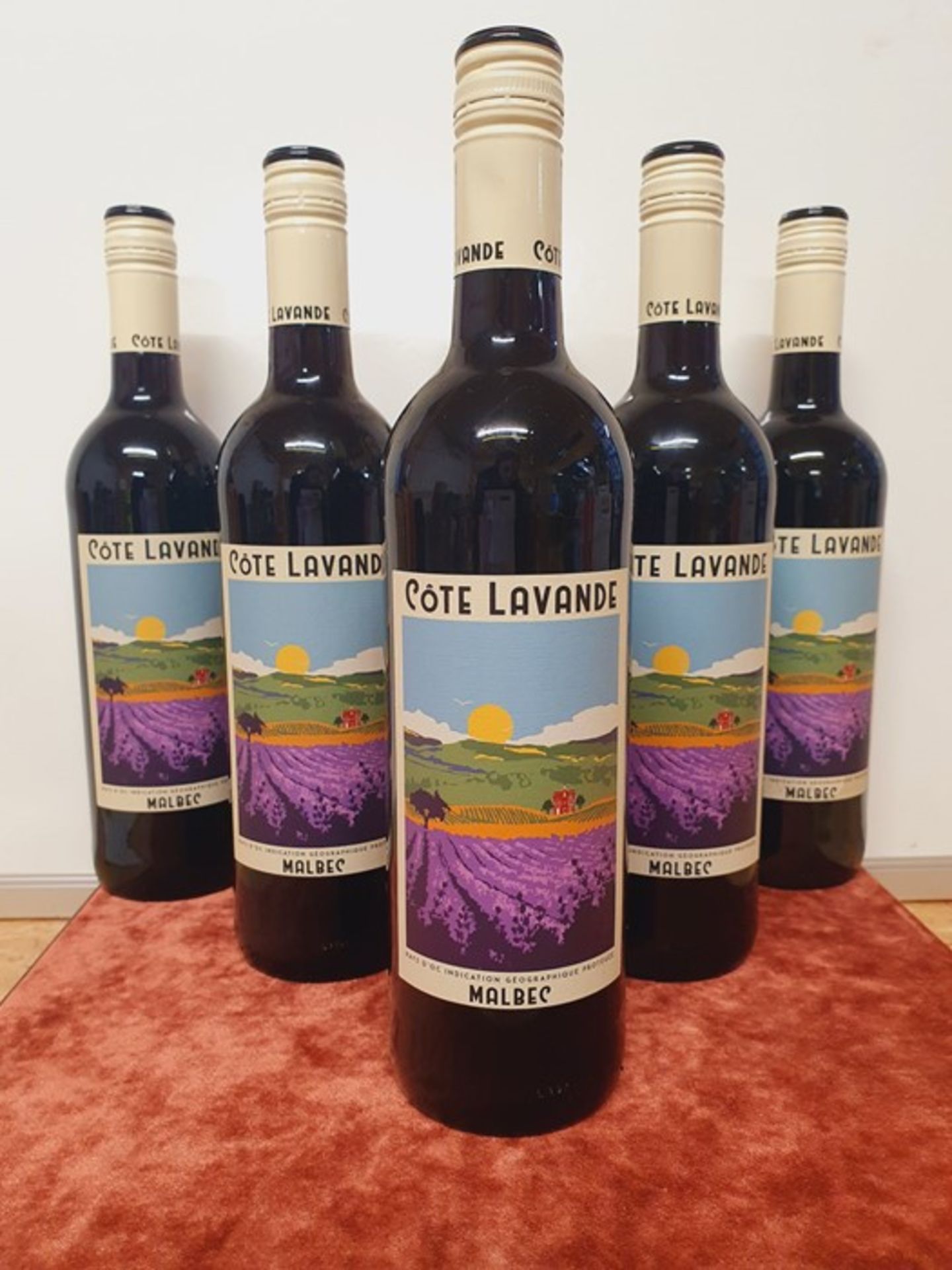 6 x COTE LAVANDE PAYS D'OC MALBEC 2018 - 75CL