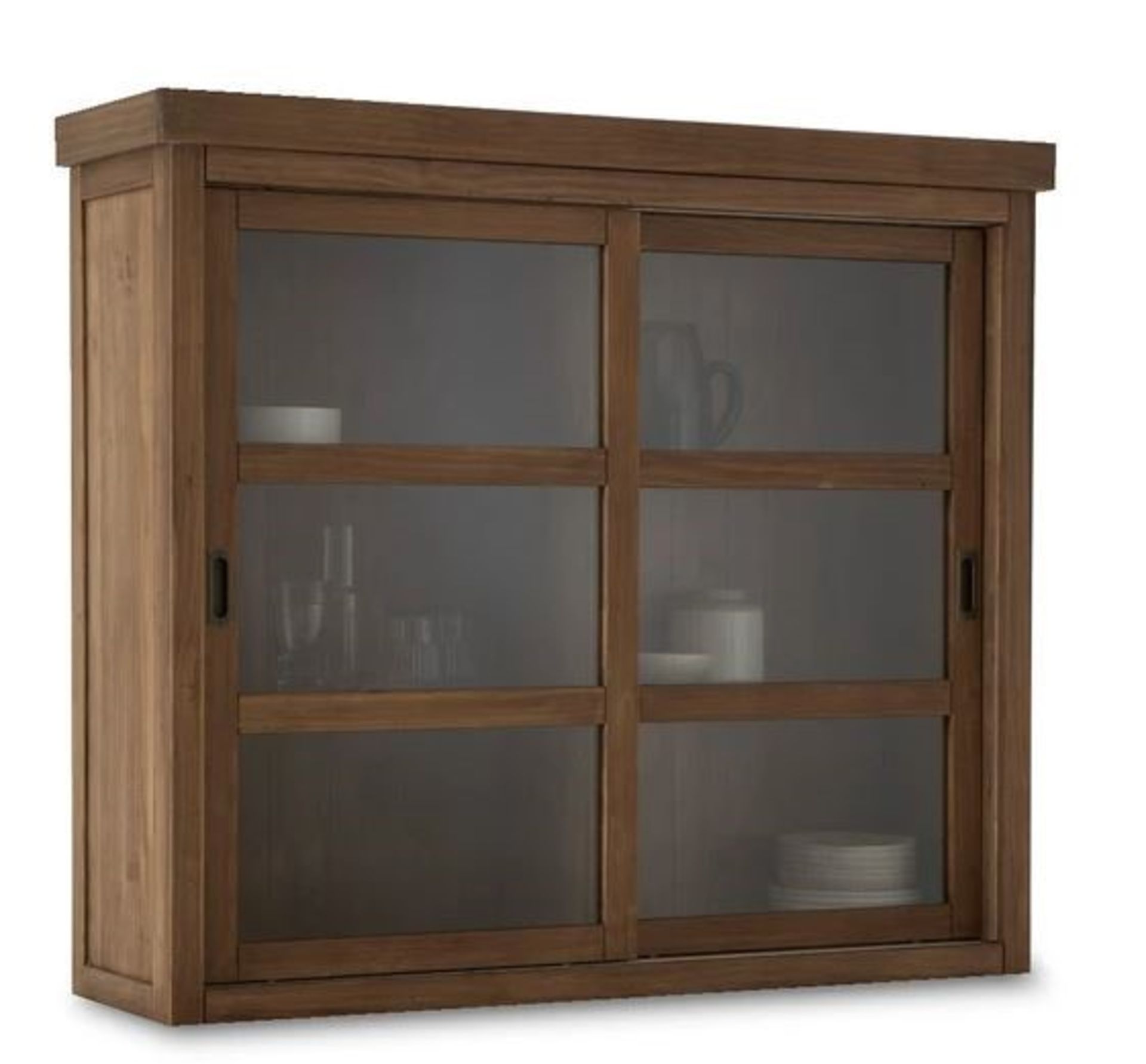 LA REDOUTE LUNJA HIGH CABINET WITH 2 SLIDING DOORS