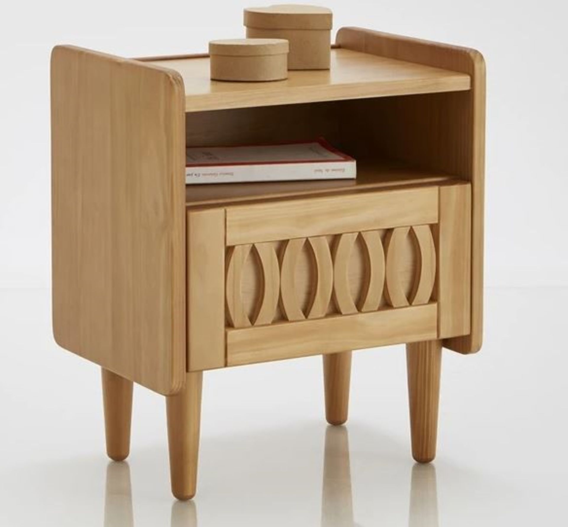 LA REDOUTE MALU VINTAGE BEDSIDE TABLE