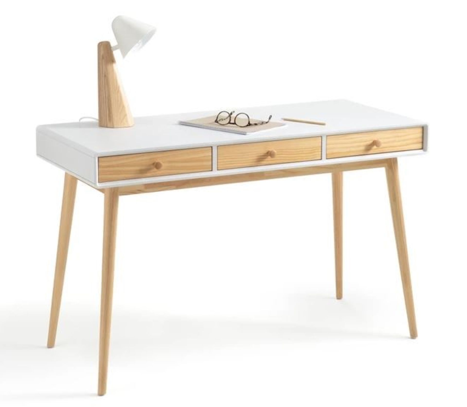 LA REDOUTE JIMI DESK WITH 3 DRAWERS