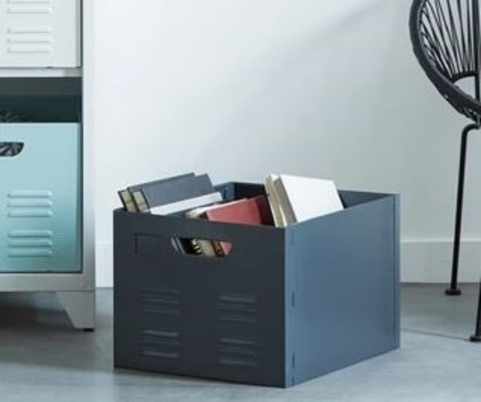 LA REDOUTE HIBA METAL STORAGE BOX