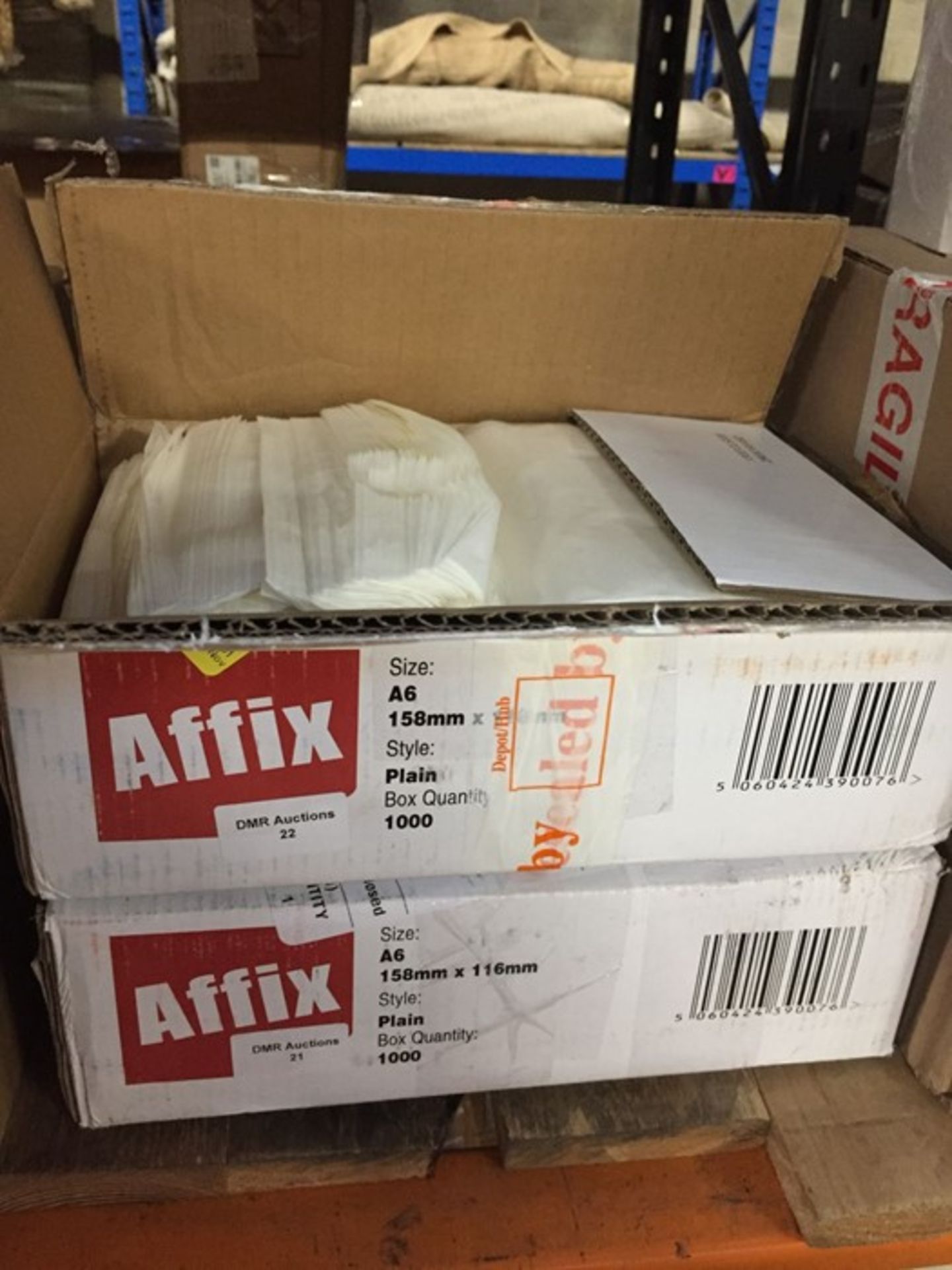 1 LOT TO CONTAIN A BOX OF AFFIX A6 DOCUMENT WALLETS - L4