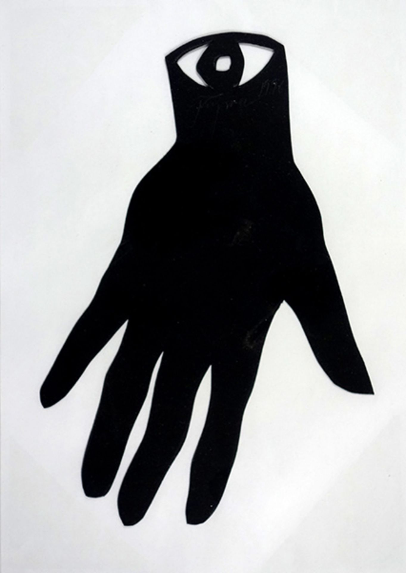 Offene Gesellschaft (1996)Paper cut. Signed and dated. Edition: 445. Catalogue raisonné Klein 210.