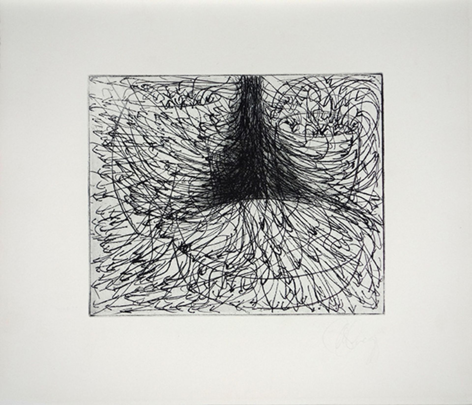 Dinge/Herbst/Current/Das Neblige/Wüste/Vessel (1994)6 works: etchings on hand made paper. Each - Bild 3 aus 6