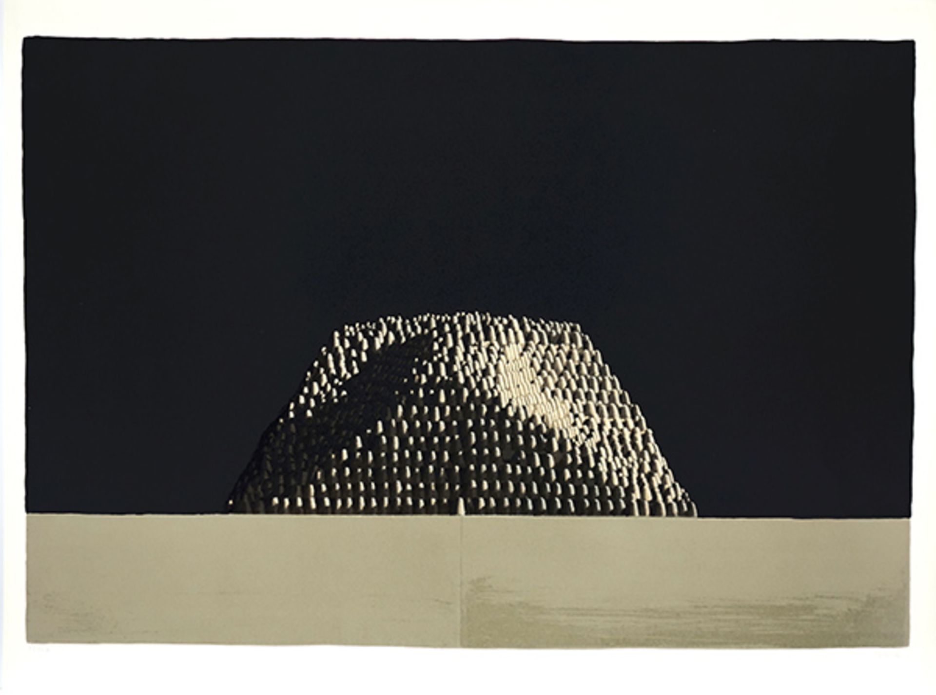 Le Mastaba (1984)Colour lithograph on Arches paper. Signed, titled. Numbered "55/100". Printer: