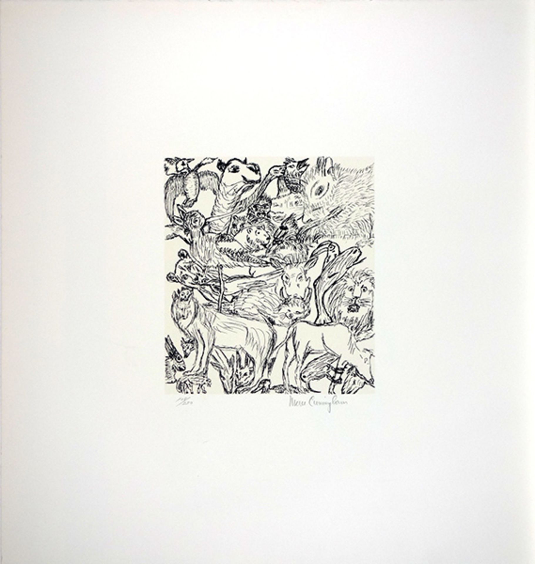 Univers animalier (1984)Lithograph on paper. Signed. Numbered "108/250". Sheet size: 57,0 x 53,5