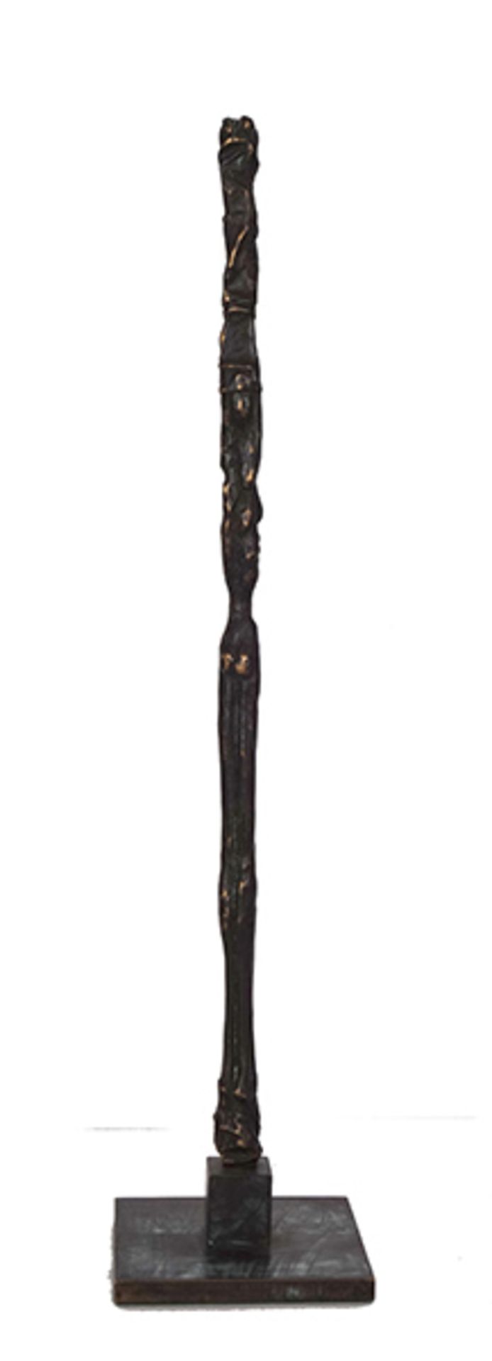 Kuhrt, Rolf Bronze patiniert, 31,5 x 6,9 x 7 cm Entkleidung (2011) Auf der Rückseite unten - Image 3 of 4