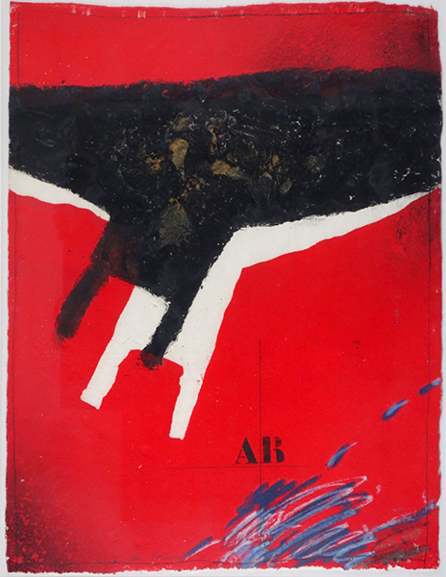 Coignard, James Farbradierung mit Carborundum und Gouache auf handgeschöpften Bütten, 74,6 x 56,6