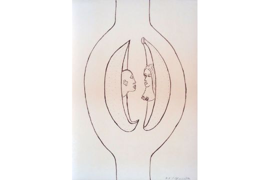 Bömmels, Peter 2 Lithographien auf Arches Bütten Ohne Titel (1994) Beide Blätter sind signiert und - Bild 2 aus 2