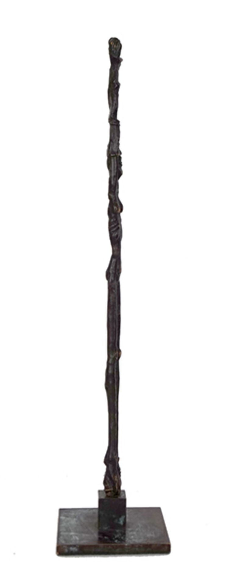 Kuhrt, Rolf Bronze patiniert, 31,5 x 6,9 x 7 cm Entkleidung (2011) Auf der Rückseite unten - Image 4 of 4