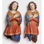 Paar gr. Assistenzfiguren, Barock,