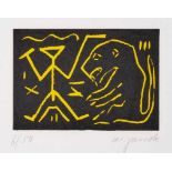 Farblithografie a.r. penck