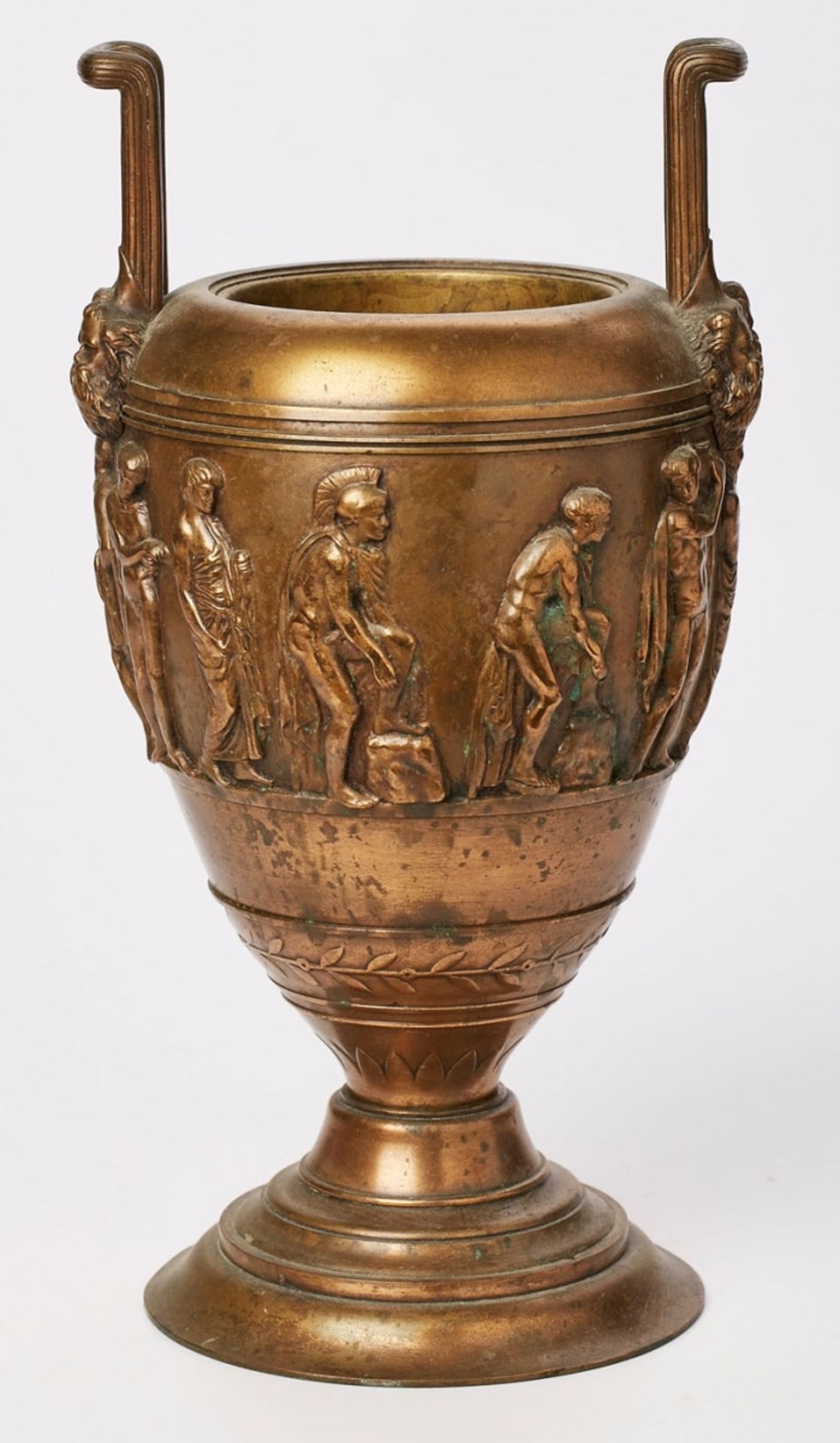 Bronze-Amphorenvase, antikisierend, Italien - Image 2 of 2