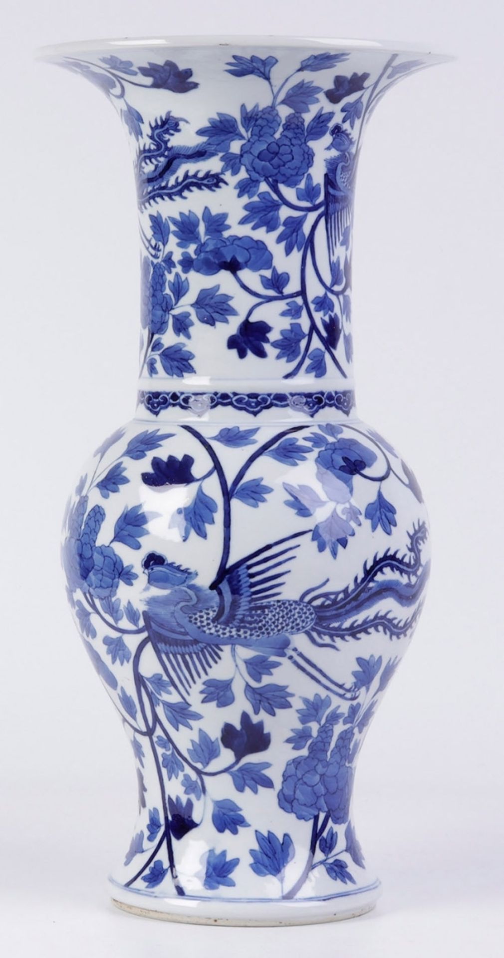 Gr. Vase "Phönix", China wohl Ende 19. Jh.