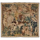 Beschnittenes Tapisserie-Fragment,