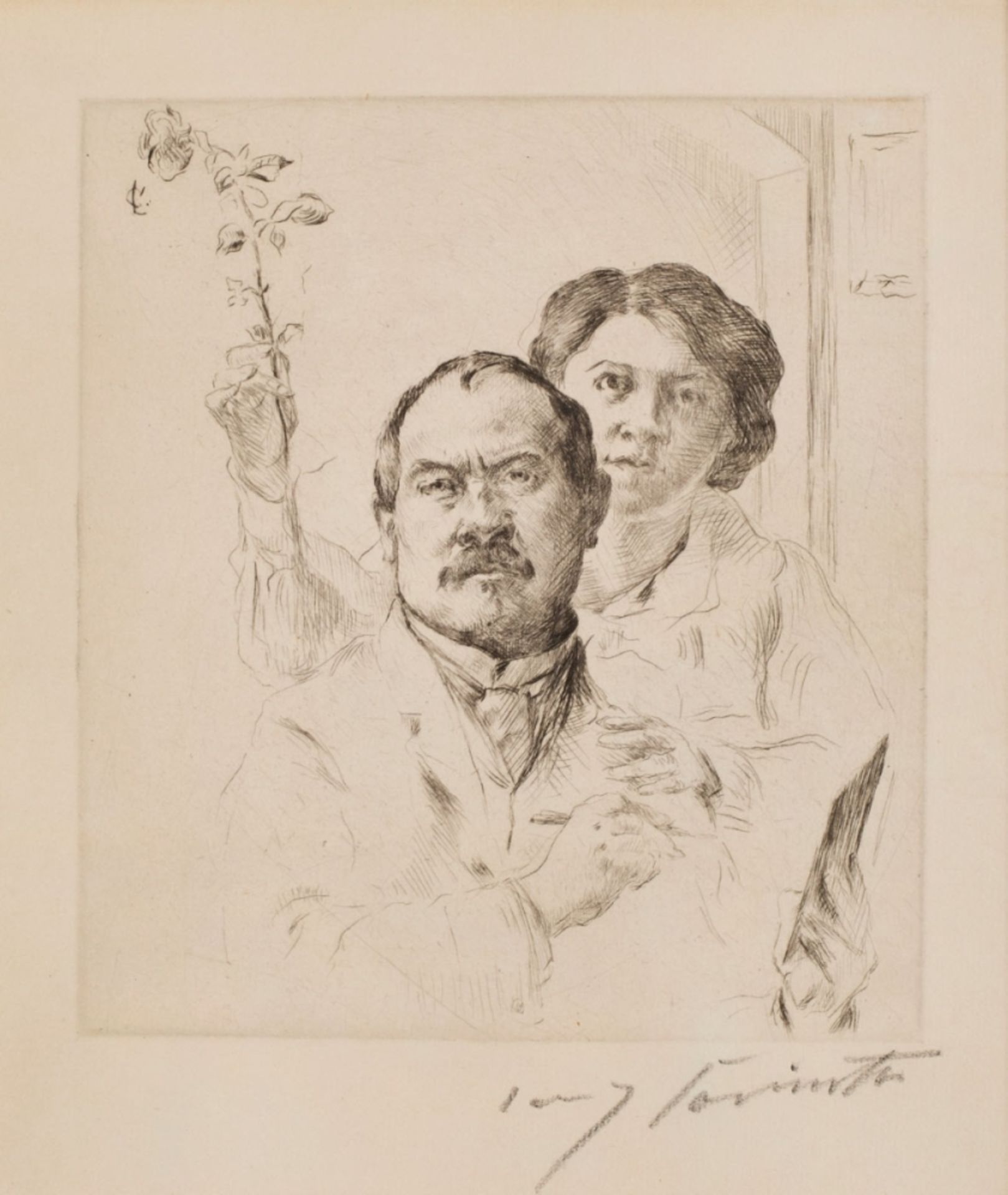 Kaltnadelradierung Lovis Corinth