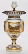 Tischlampe mit Berliner Motiven,